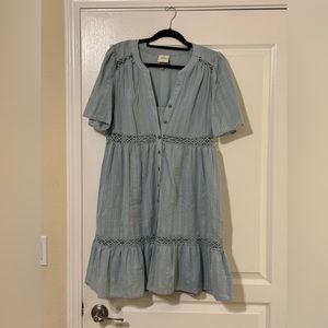 Blue mini dress. Great condition. Worn once only